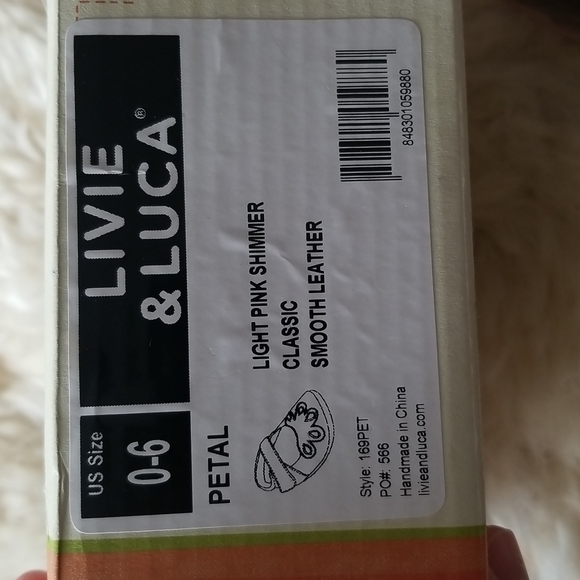 Livie & Luca Petal baby shoes 0-6 months light pink shimmer - Picture 5 of 6